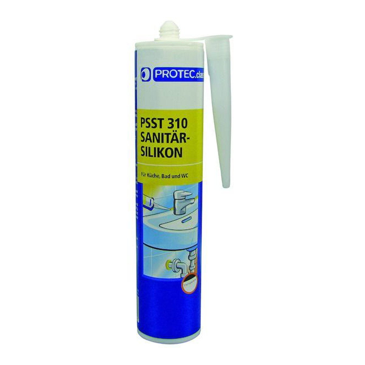 PROTEC.class Profi-Silikon E (Sanitär) PSST 310ml transparent