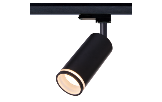 EINLICHT Schienen Strahler | MASTA RING | GU10 Deckenleuchte Schienensystem Deckenlampe für 3 Phasen Schienensystem ØxL 60x110mm, Schwarz