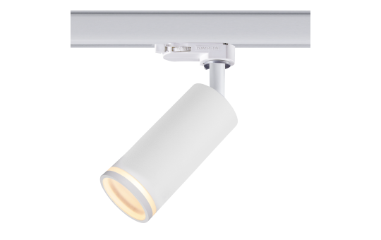 EINLICHT Schienen Strahler | MASTA RING | GU10 Deckenleuchte Schienensystem Deckenlampe für 3 Phasen Schienensystem ØxL 60x110mm, Weiss