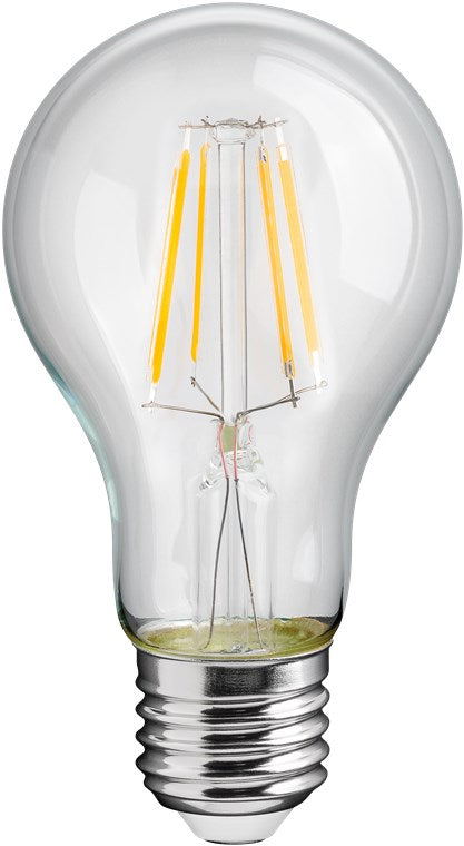 goobay Filament LED Birne 4W / Kerzenform / Glühbirne warmweißes Licht 2700K / LED Birne für Kronleuchter/Lampe mit geringer Wärmeentwicklung/Nicht dimmbar / 4kWh/1000h Kristallklar