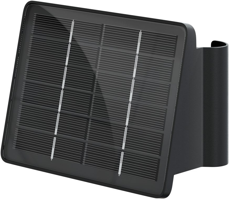 LED Solar Wandleuchte Quadros/Outdoor Außen LED Wandlampen für Haus Garage Pfad/Wasserdicht IP44, 50 lm, 3 Farbmodi 3000K - 6500K