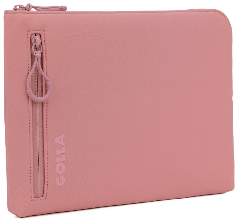 Golla Laptop Tasche / Wasserdichter Laptop Sleeve aus Neopren / Für MacBook, Asus und weitere Notebooks / Elegante Laptophülle / Reißverschluss mit Neoprenmantel / 13 Zoll / Dirty Pink