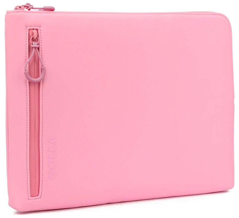 Golla Laptop Tasche / Wasserdichter Laptop Sleeve aus Neopren / Für MacBook, Asus und weitere Notebooks / Elegante Laptophülle / Reißverschluss mit Neoprenmantel / 13 Zoll / Pink