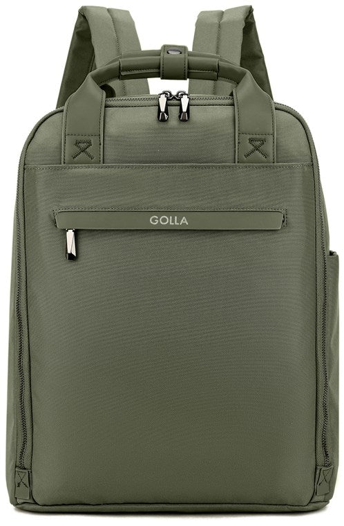 Laptop Rucksack 15.6" mit Sleeve 13" als Set in green