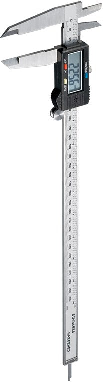 Messschieber digital 0 - 300 mm / Elektrische Schieblehre digital 12 Zoll / Für Tiefen-, Außen- & Stufenmessung / Mit LCD Display / Rostfreier Edelstahl