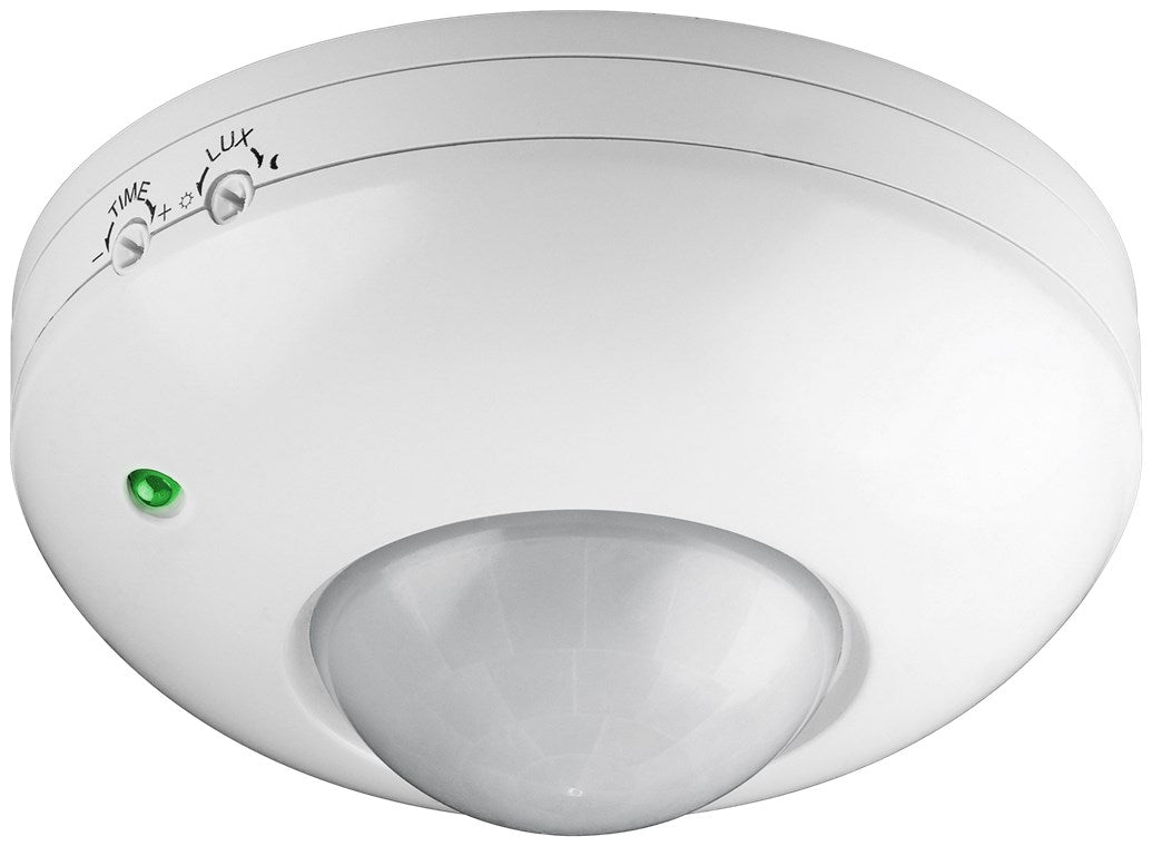 Goobay Infrarot Bewegungsmelder für Innen IP20 mit 360° Pir Sensor für Led Deckenleuchte Melder Decke Aufputz Montage 6m Reichweite Weiß