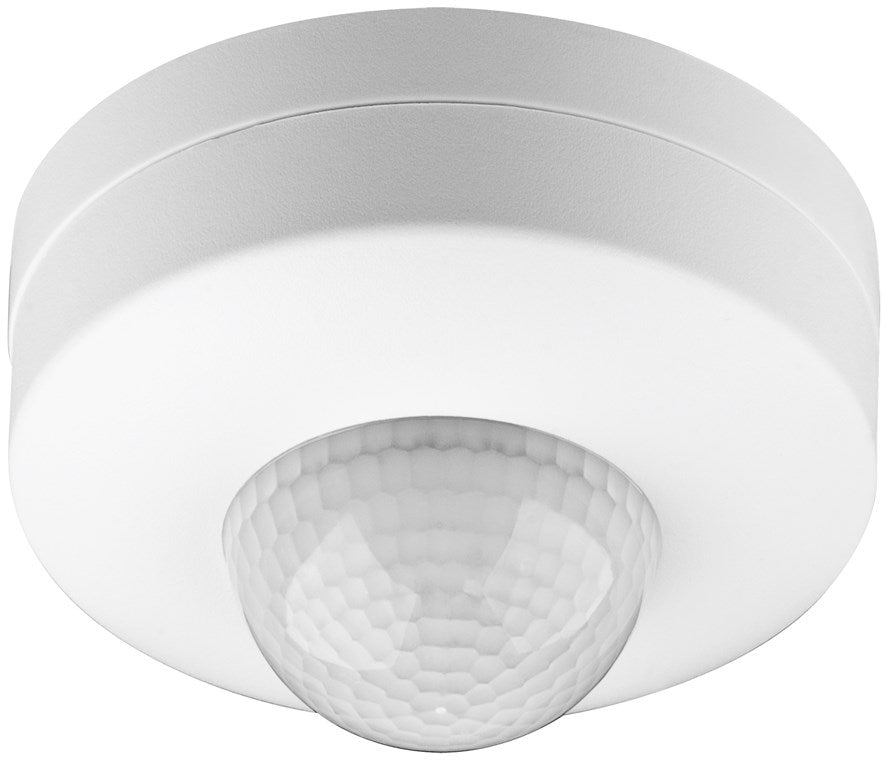 Goobay Infrarot Bewegungsmelder für Innen IP20, 3fach PIR Sensor 360° für LED Deckenleuchte Melder Decke Aufputz Montage 6 m Reichweite IDA Weiß