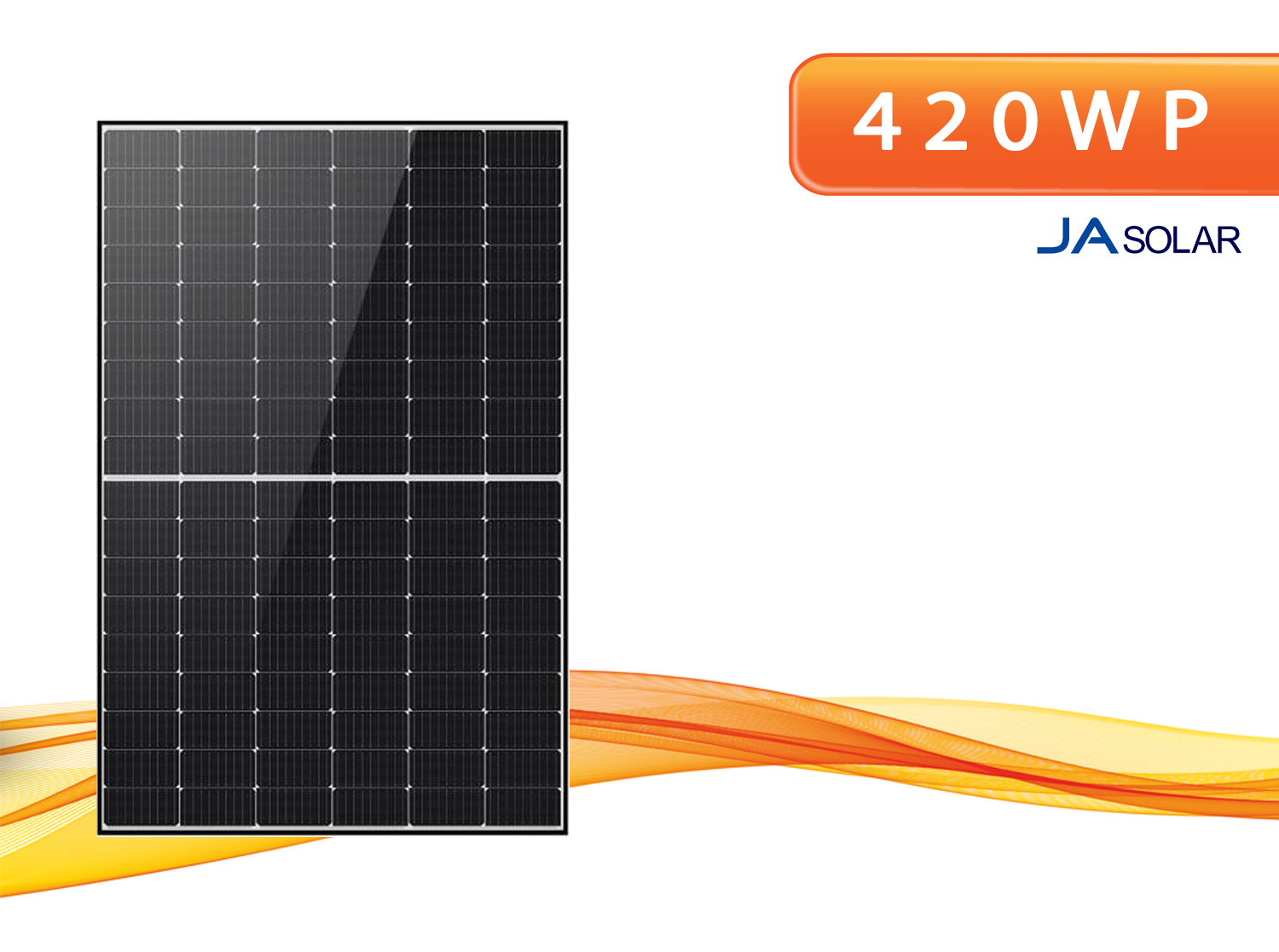 JA Solar JAM54S30-420/LR 420W Black Frame PV Solarmodule für Balkonkraftwerk